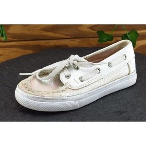 Sperry Top-Sider Toddler Girls 10.5‎ Medium Pink Boat Shoe Fabric